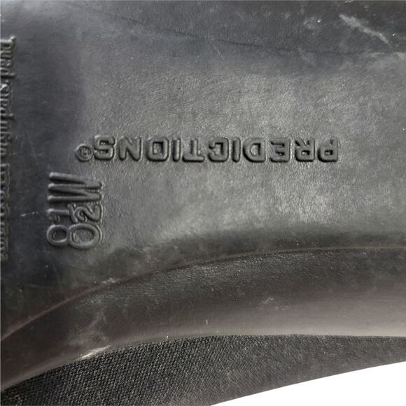 Predictions flats black micro fiber slip on Loafers shoes size 8.5 - Picture 5 of 5